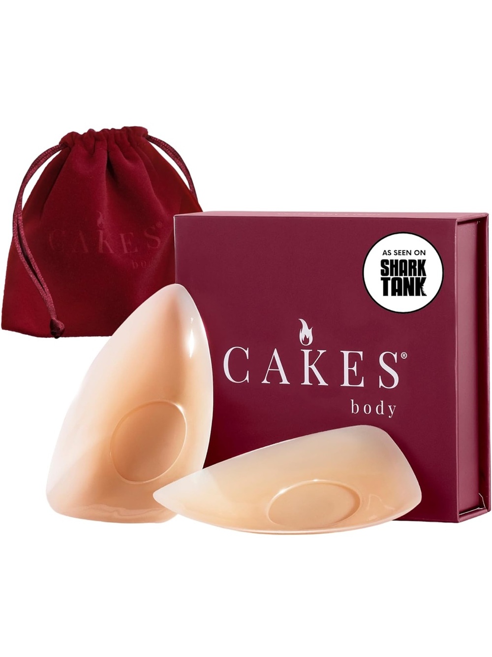 CAKES Body Nude Silicone Bra Inserts - Peach Beige